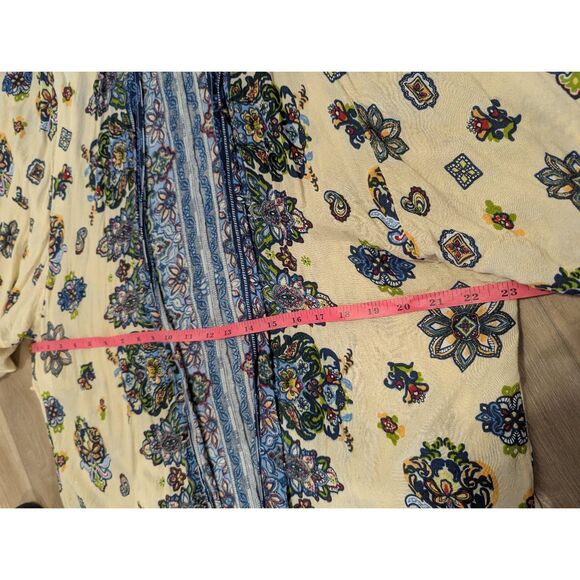 Sz 1X Pinky Paisley Duster Kimono - Boho! - Picture 10 of 13